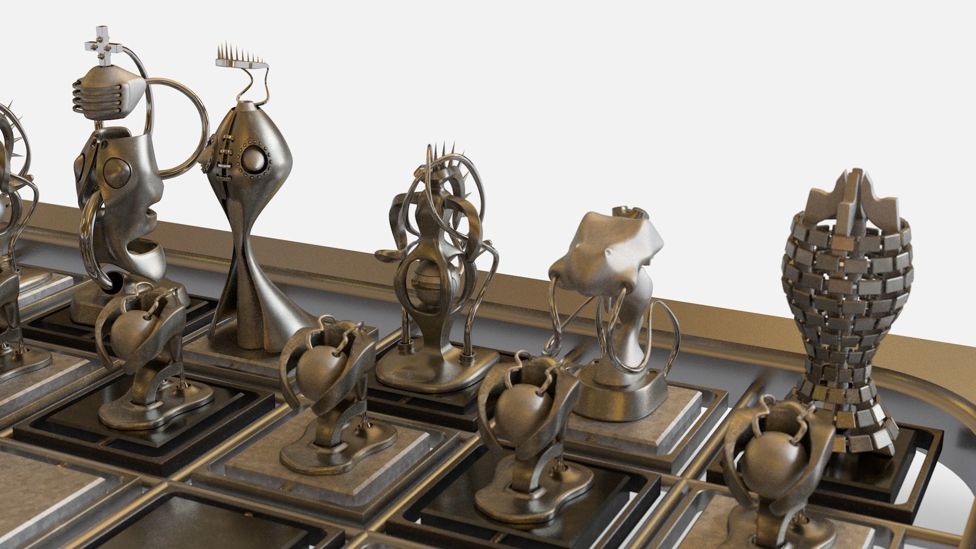 Chess Game 3D model_5