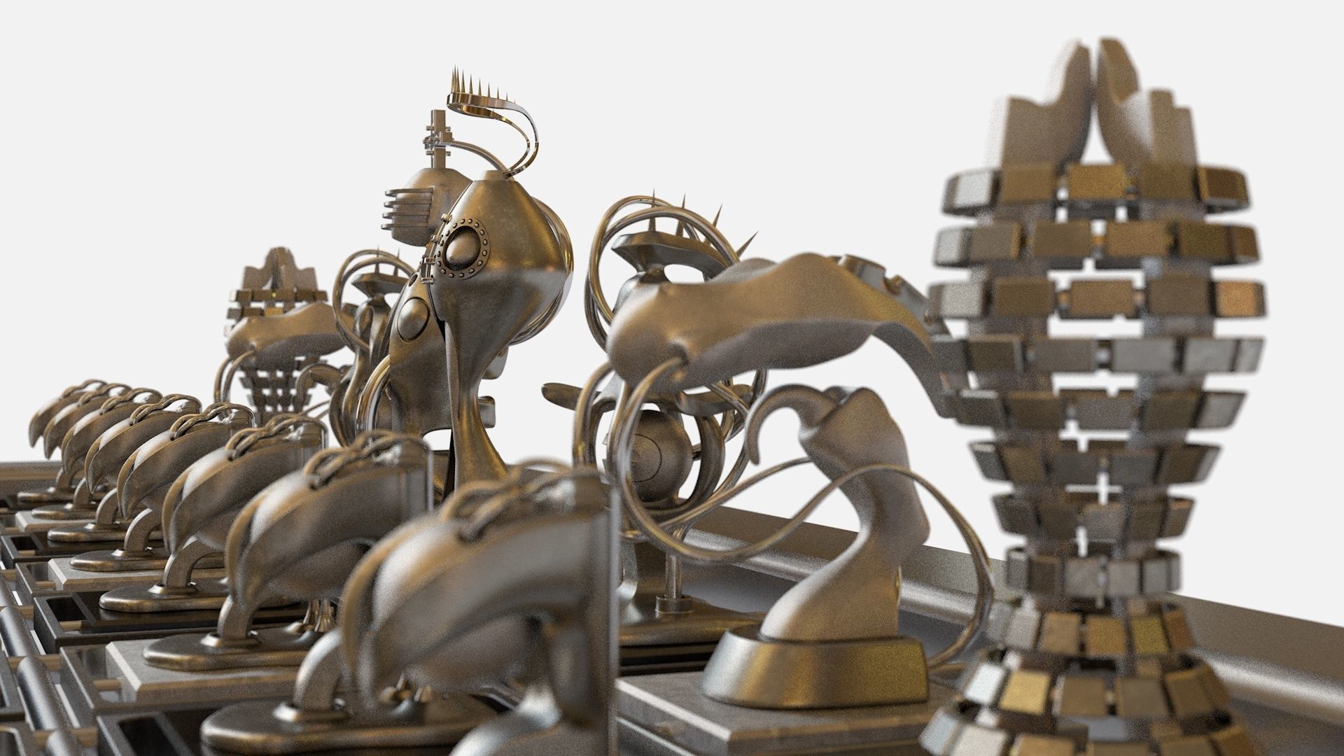 Chess Game 3D model_8