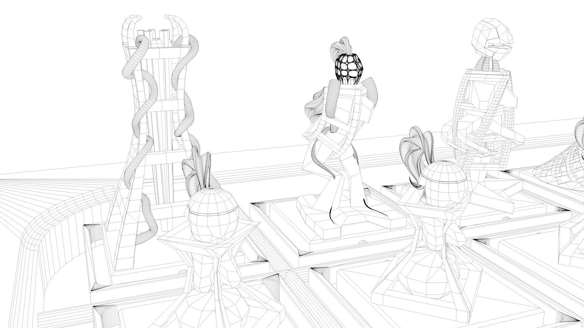 Chess Game 3D model_18