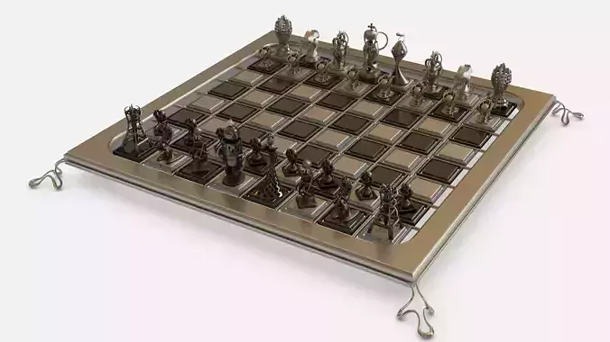 Chess Game 3D model