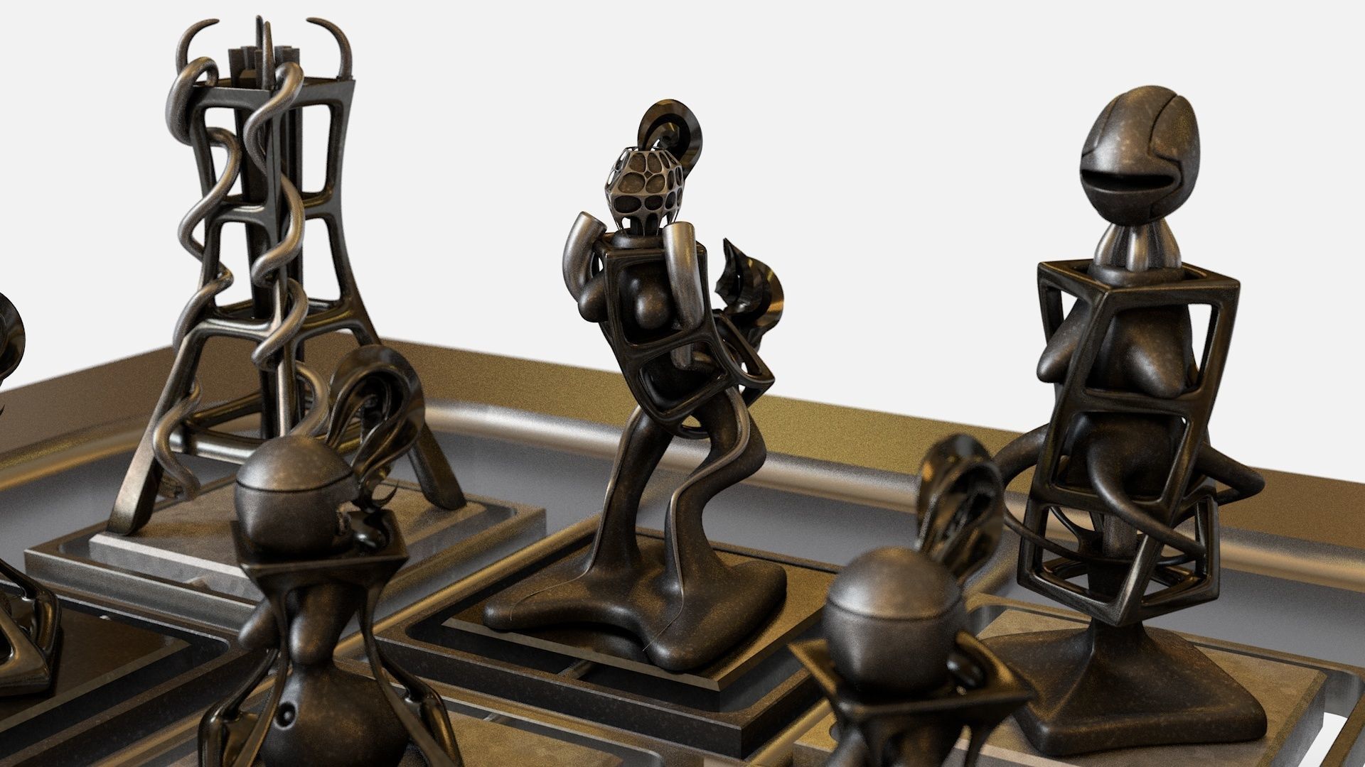 Chess Game 3D model_4