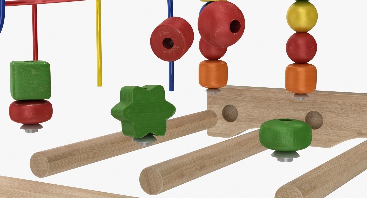 Wire Maze Low-poly 3D model_8