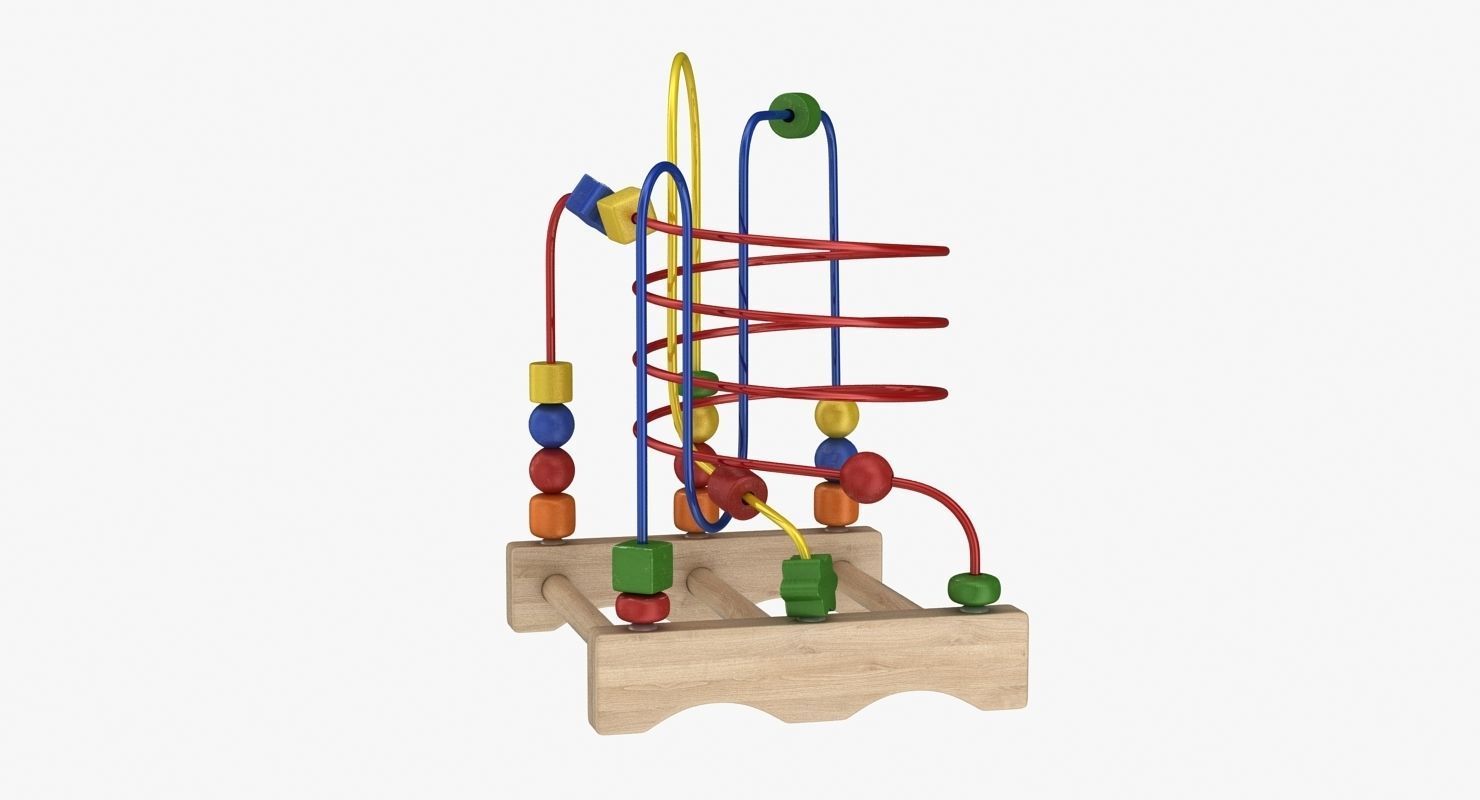 Wire Maze Low-poly 3D model_4