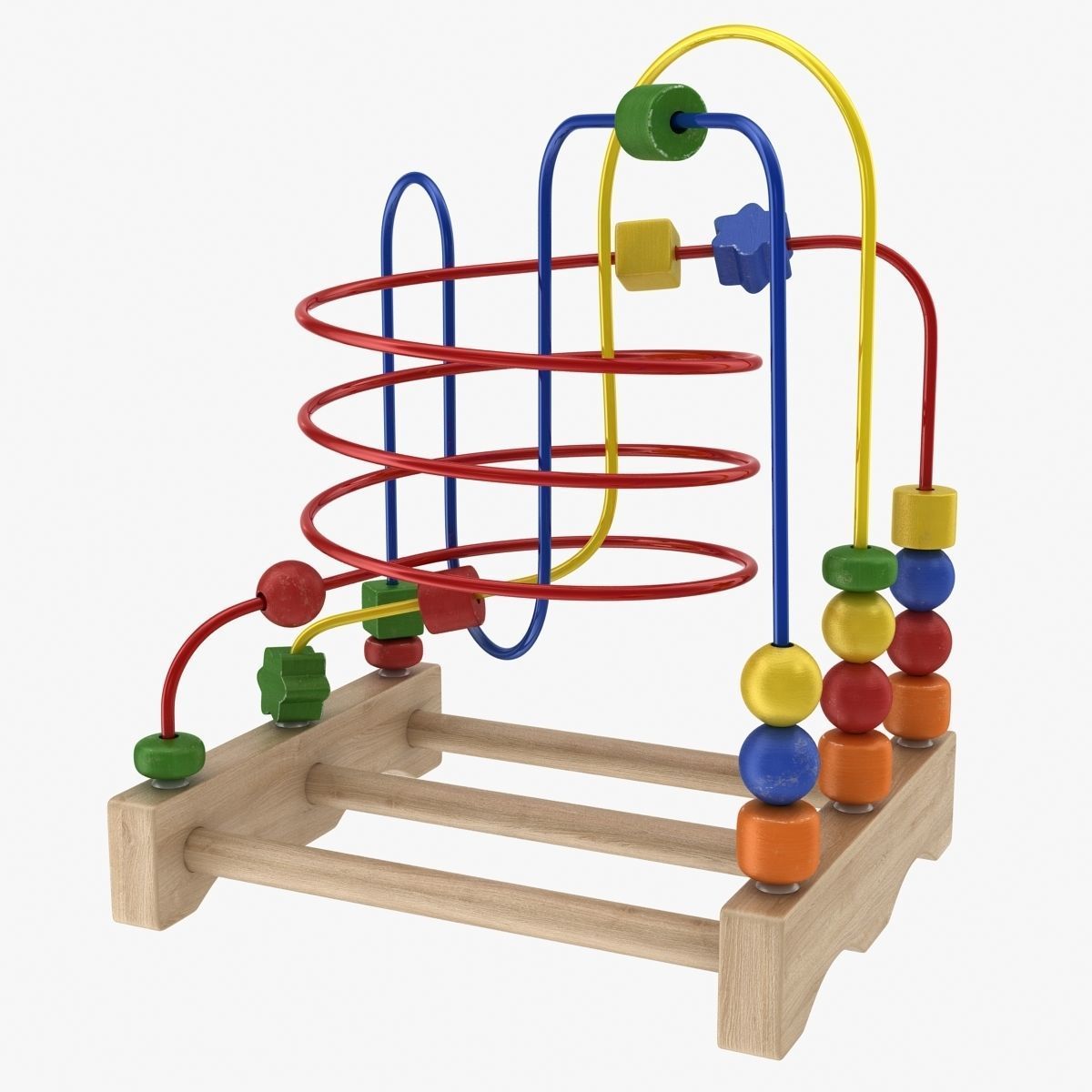 Wire Maze Low-poly 3D model_1