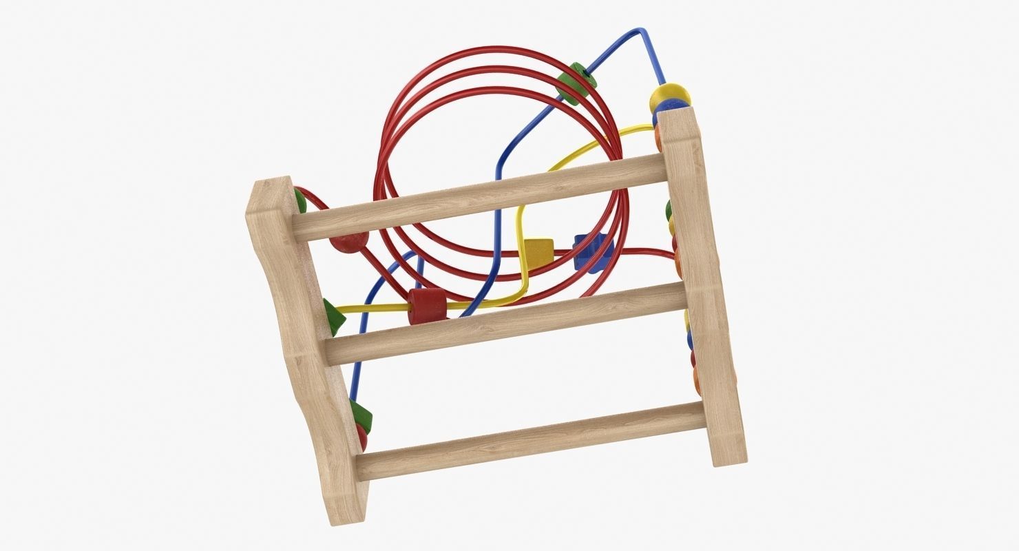 Wire Maze Low-poly 3D model_6