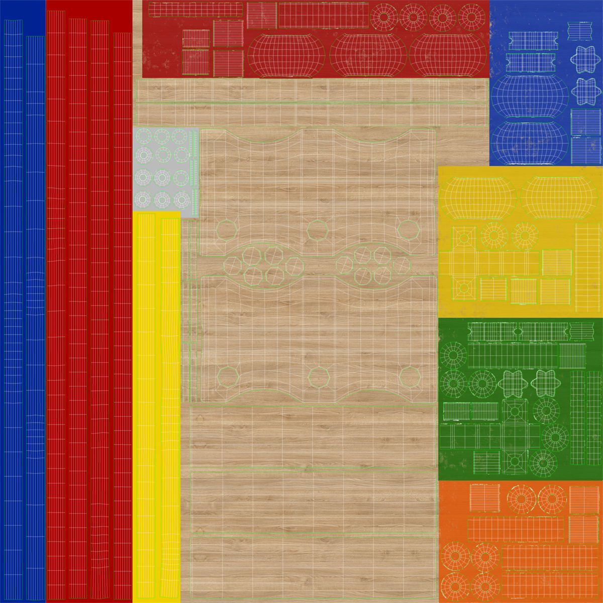 Wire Maze Low-poly 3D model_15