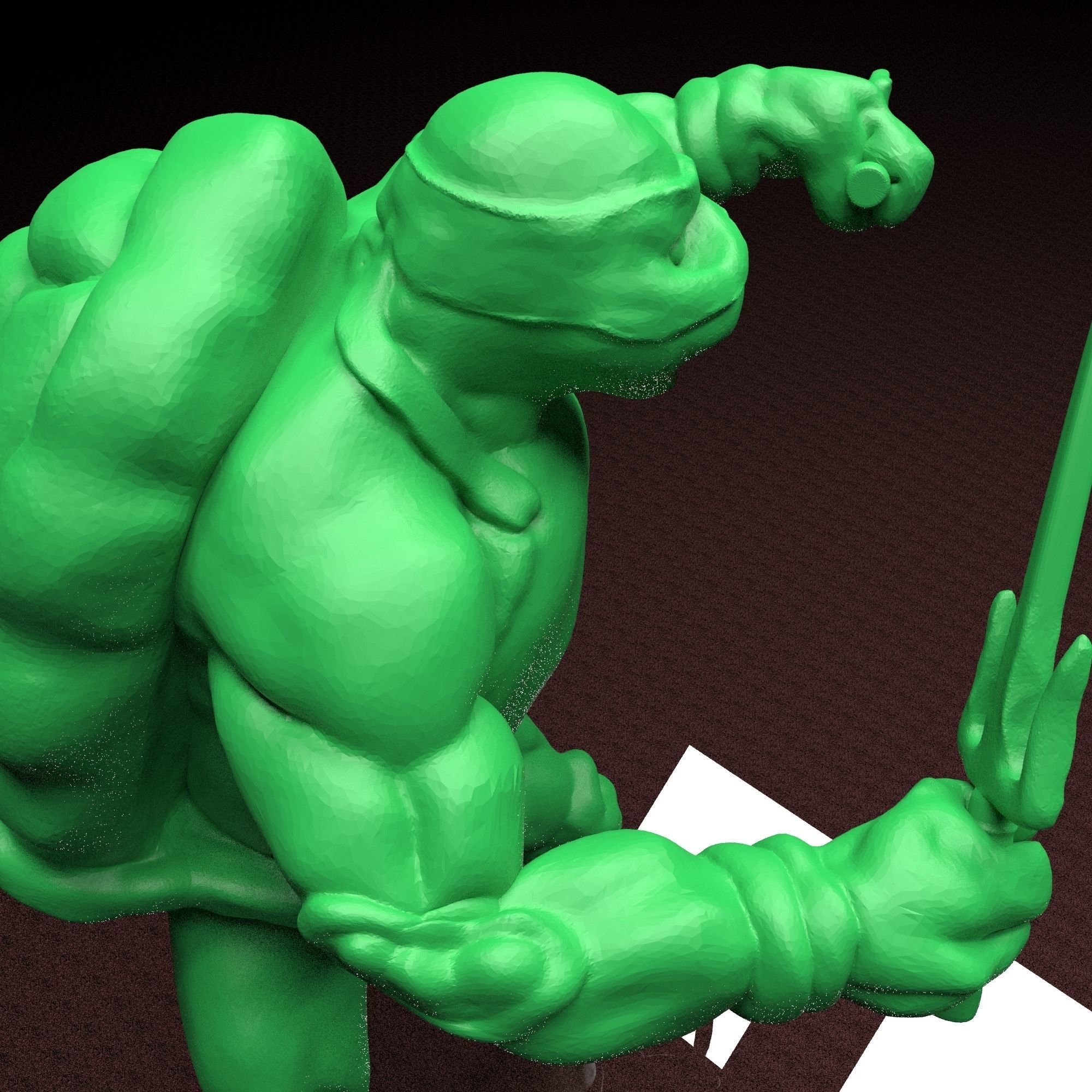 Raphael TMNT stl file 3d print model 3D print model_10