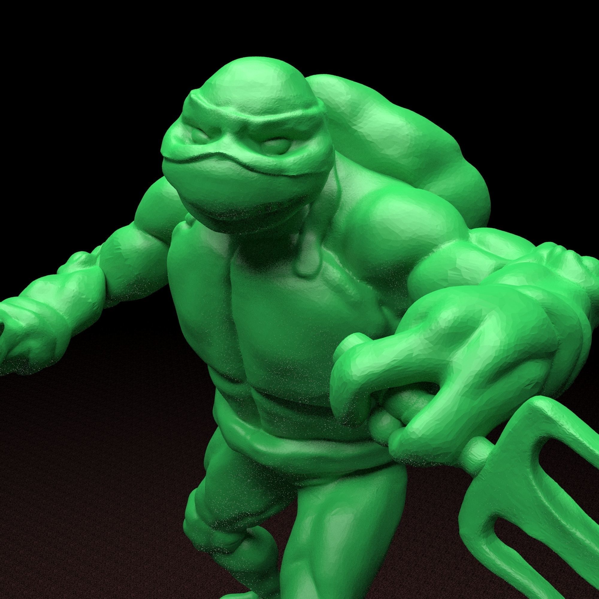 Raphael TMNT stl file 3d print model 3D print model_8