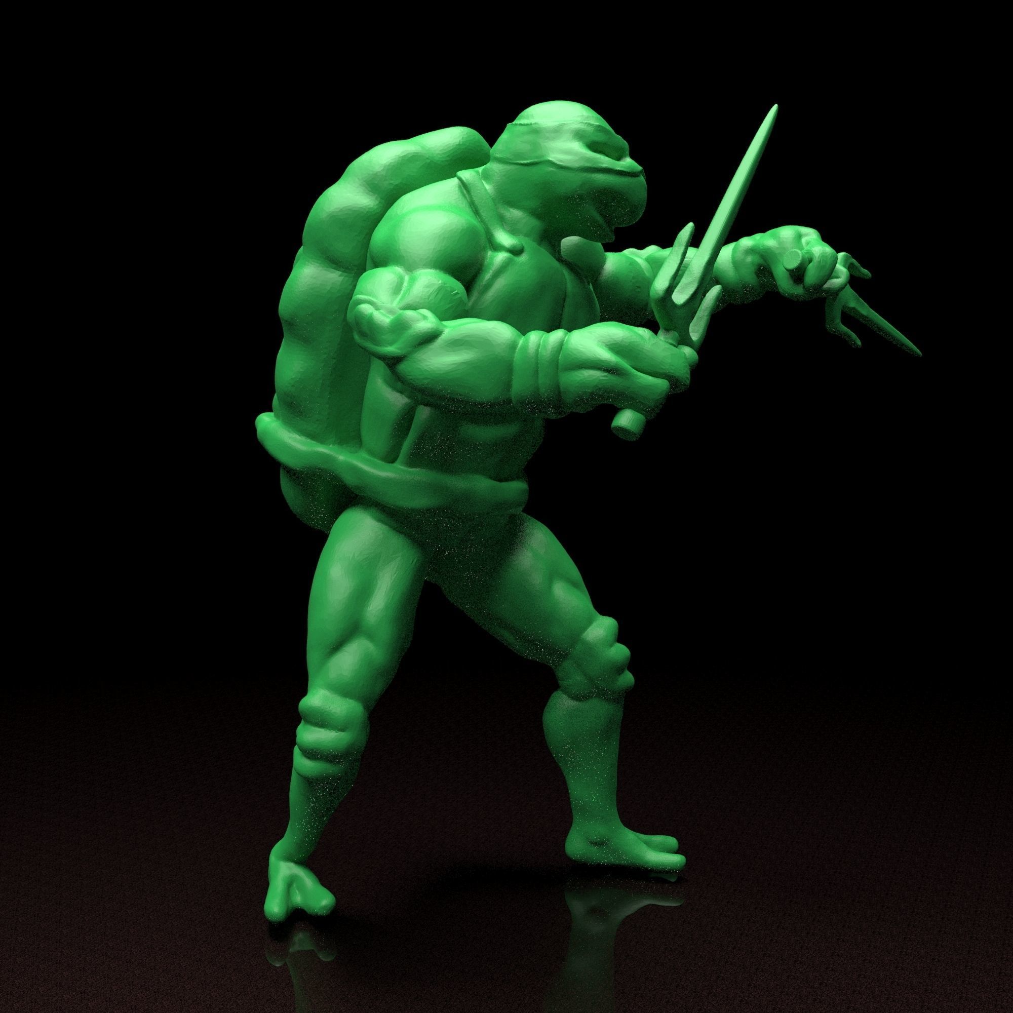 Raphael TMNT stl file 3d print model 3D print model_6