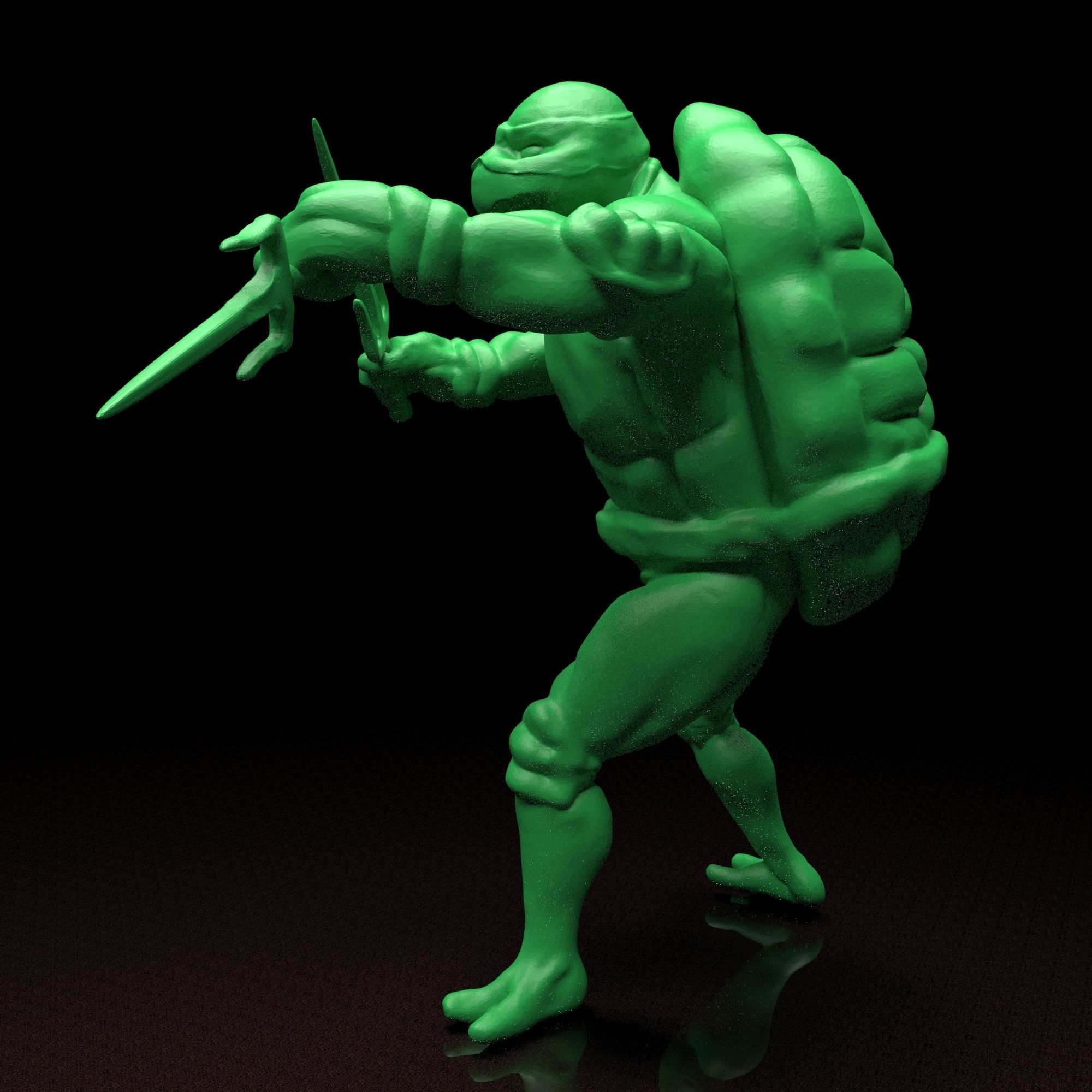 Raphael TMNT stl file 3d print model 3D print model_3