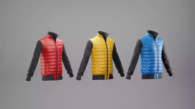 Winter jacket pack 3D Model Collection