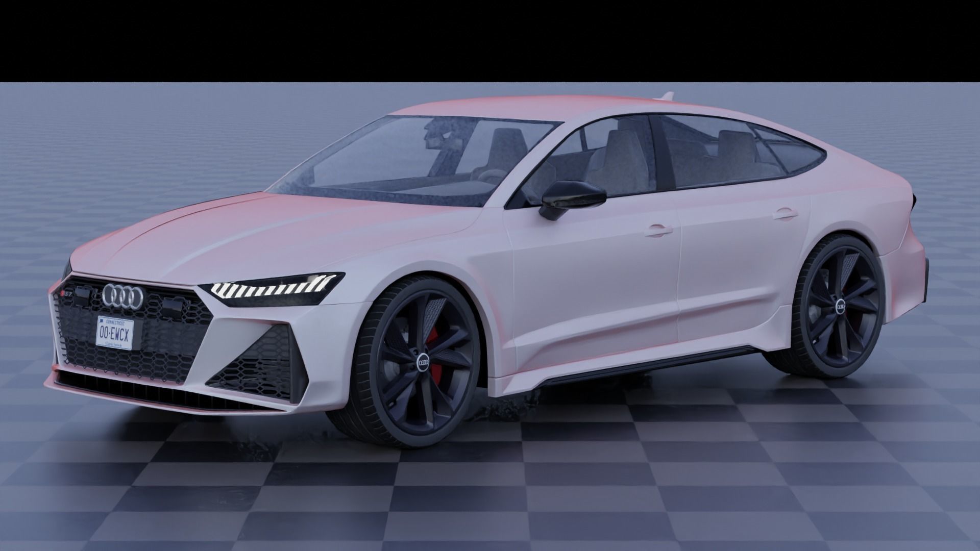 Audi RS7 C8 Rigged 3D model_16