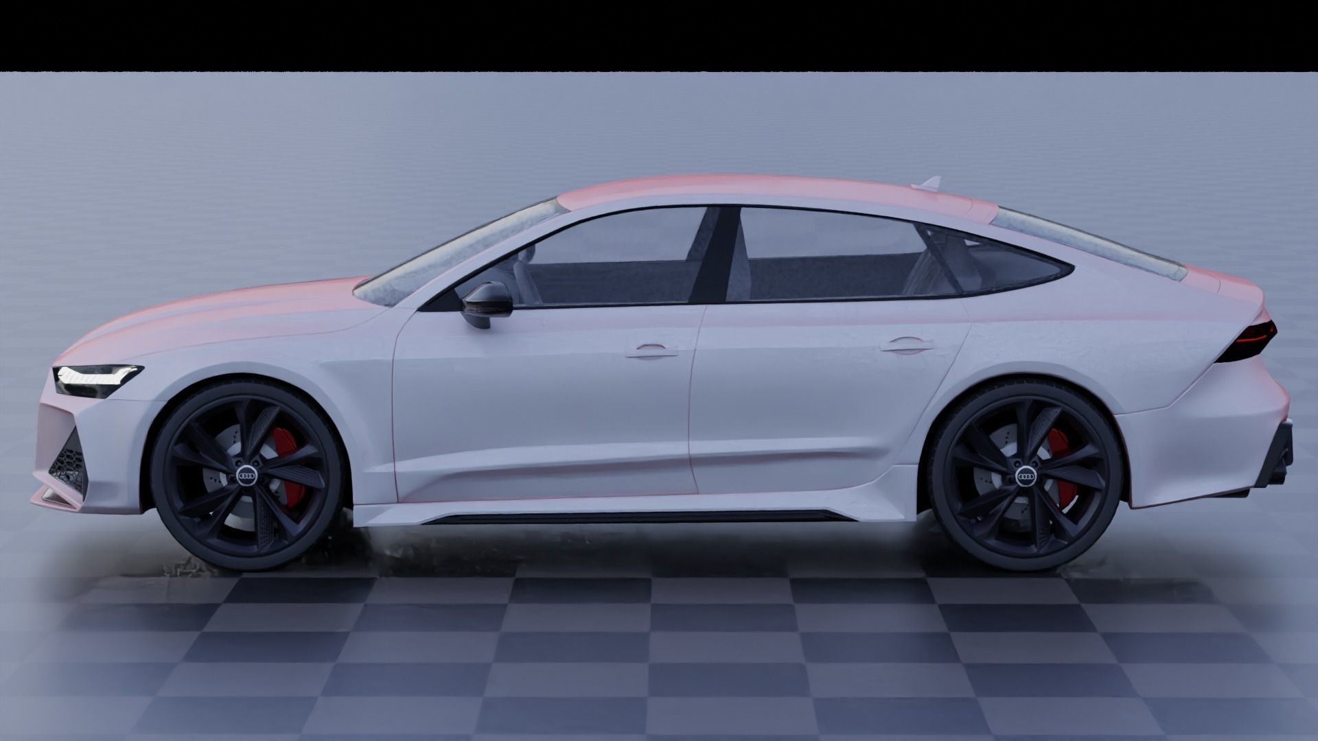 Audi RS7 C8 Rigged 3D model_13
