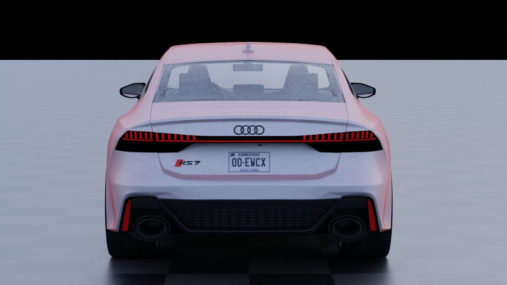 Audi RS7 C8 Rigged 3D model_14