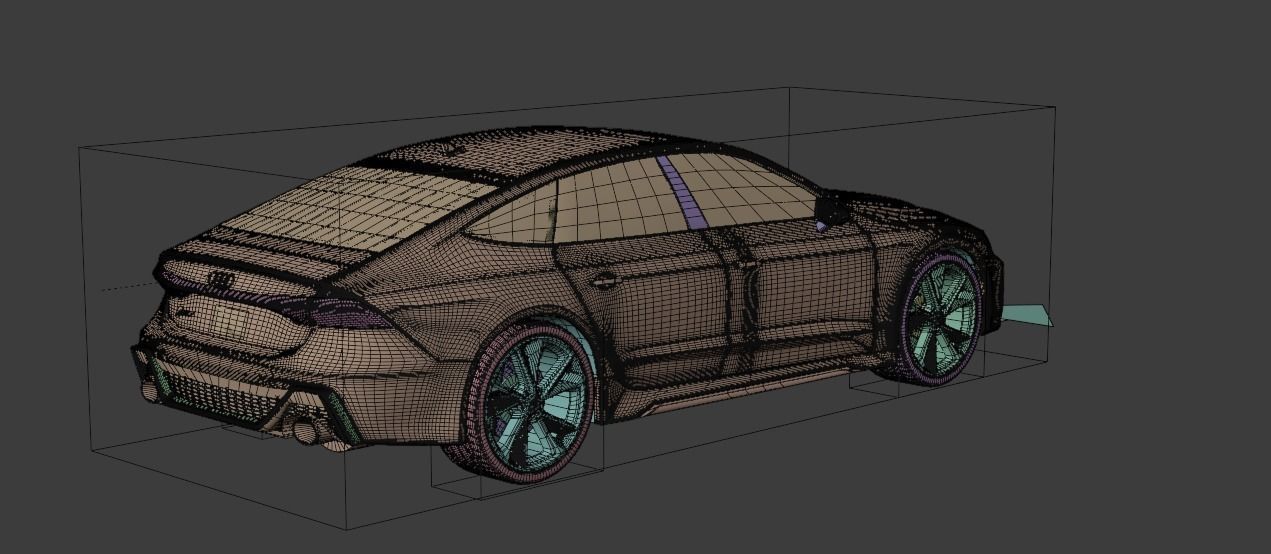 Audi RS7 C8 Rigged 3D model_8