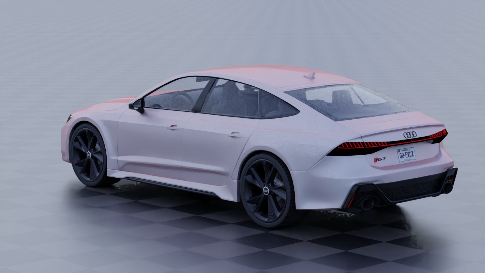 Audi RS7 C8 Rigged 3D model_18
