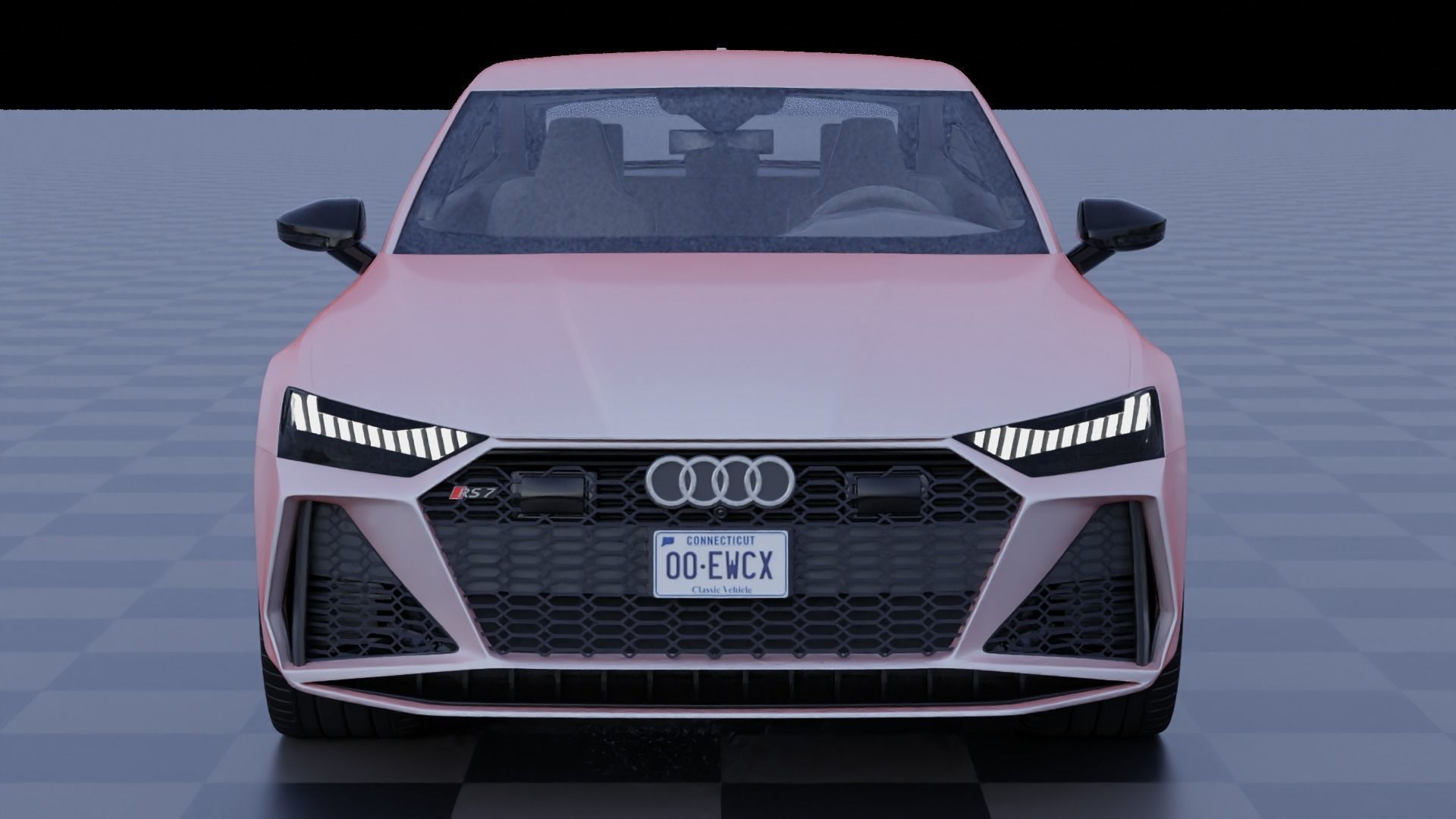 Audi RS7 C8 Rigged 3D model_17
