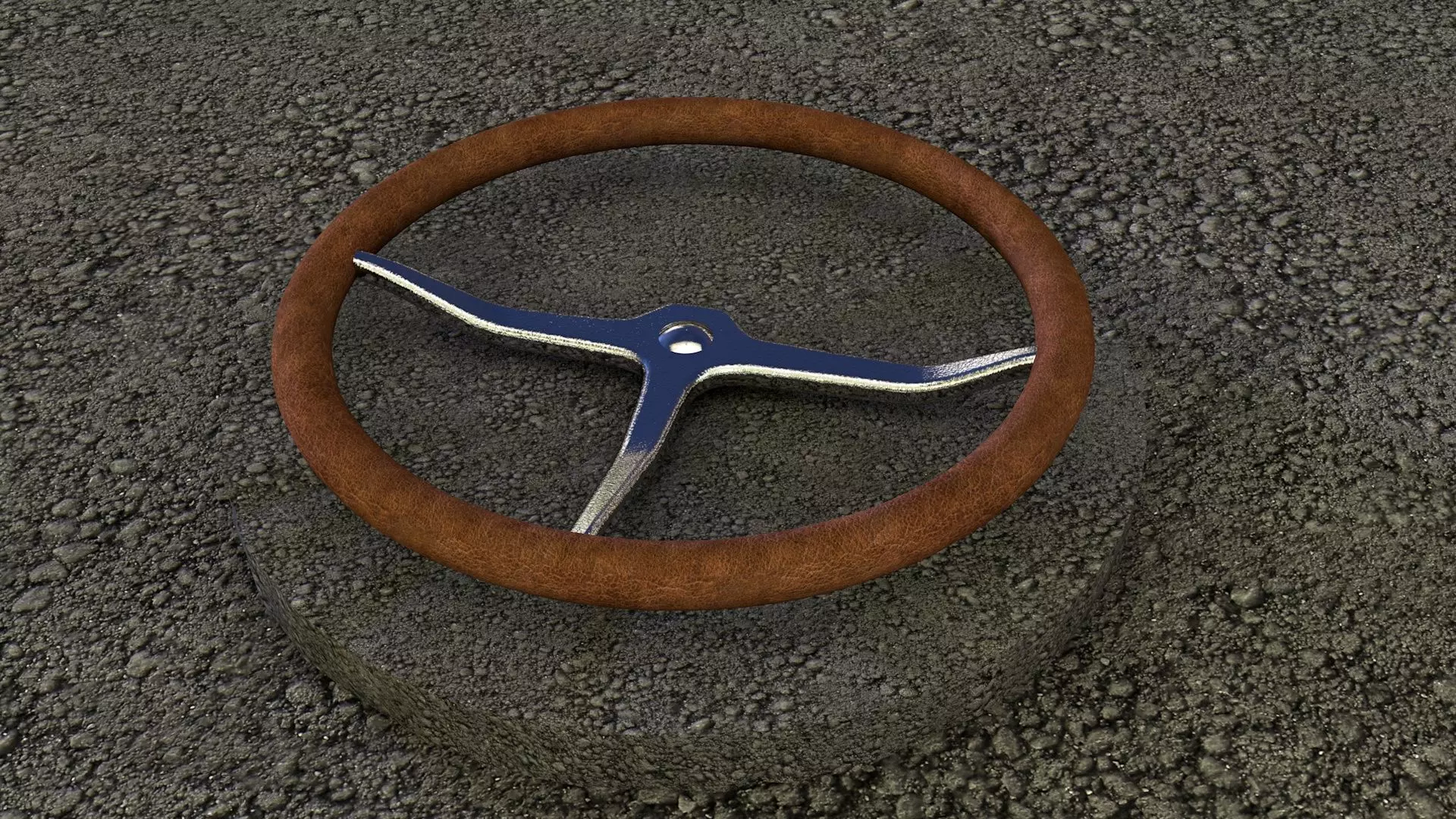 Steering Wheel 4K Free 3D model