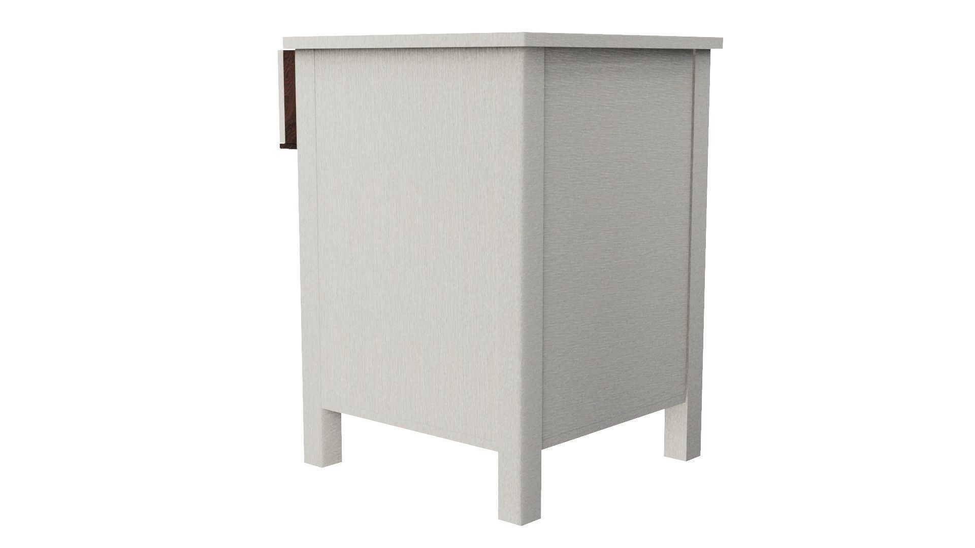 Bedside Cabinet 3D Model Low-poly 3D model_5