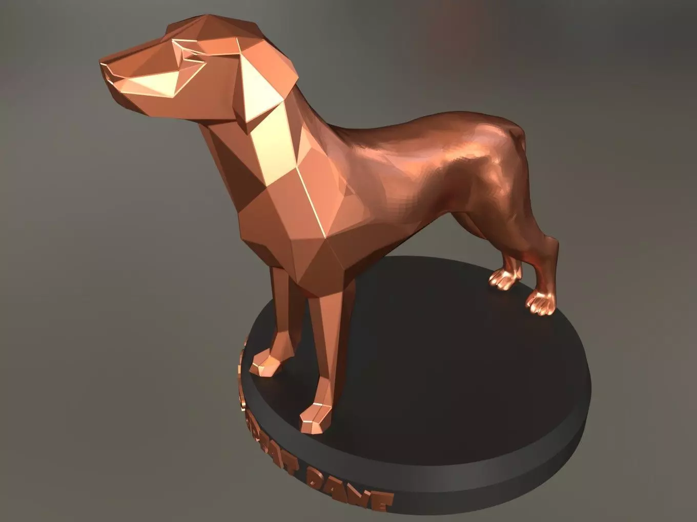 Hybrid Boxer Great Dane 3D print model