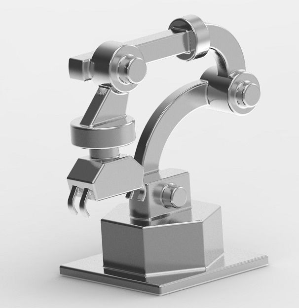 Stylish Robot Arm 3D print model_1