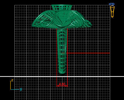 fusion gold ring 3D print model_1