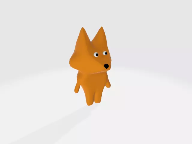 ram 3D model orange fox Free 3D model
