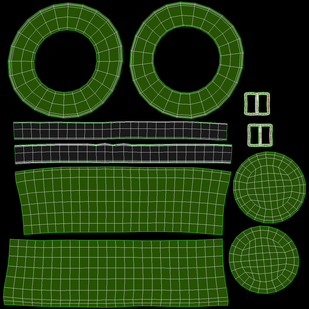 Leprechaun Hat Low-poly 3D model_16