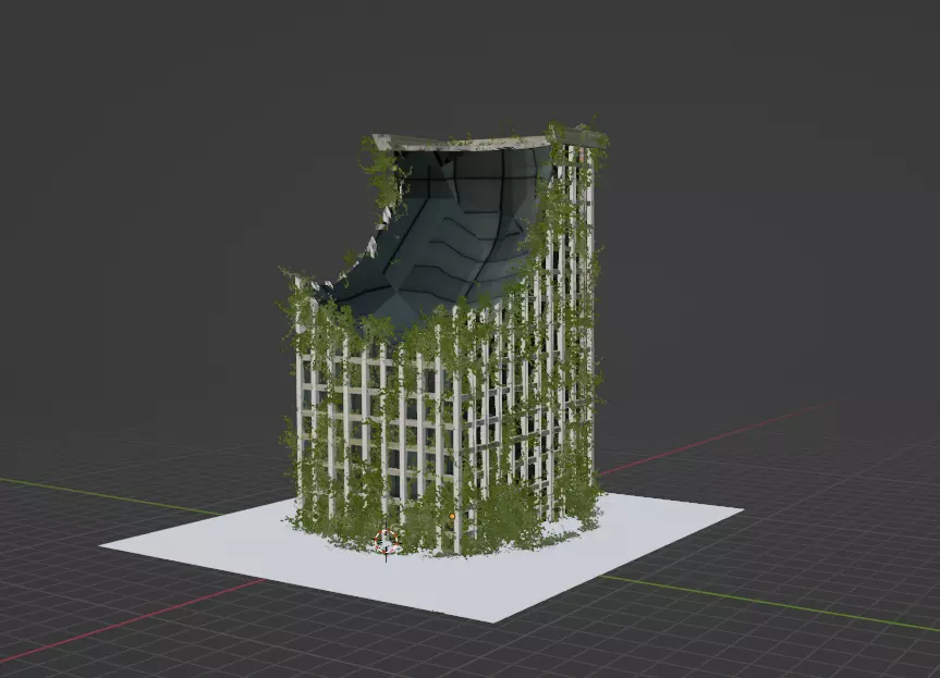 Apocalyptic Building Free 3D model_0
