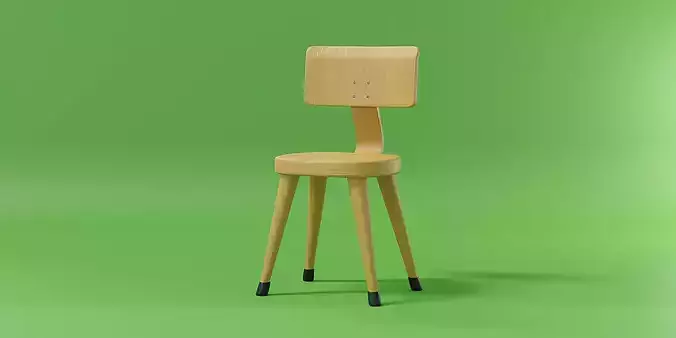 Wooden chair for kids