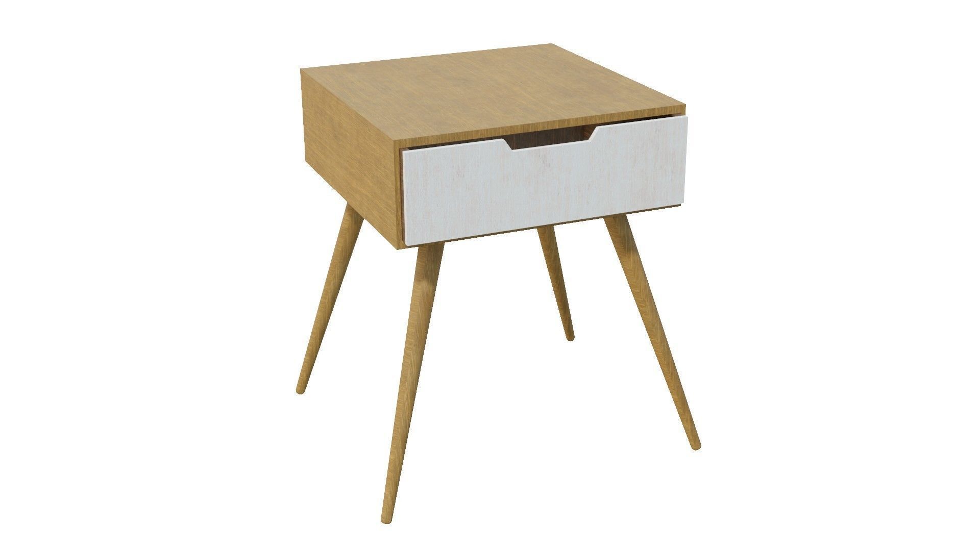 Night Stand 3D Model Low-poly 3D model_7