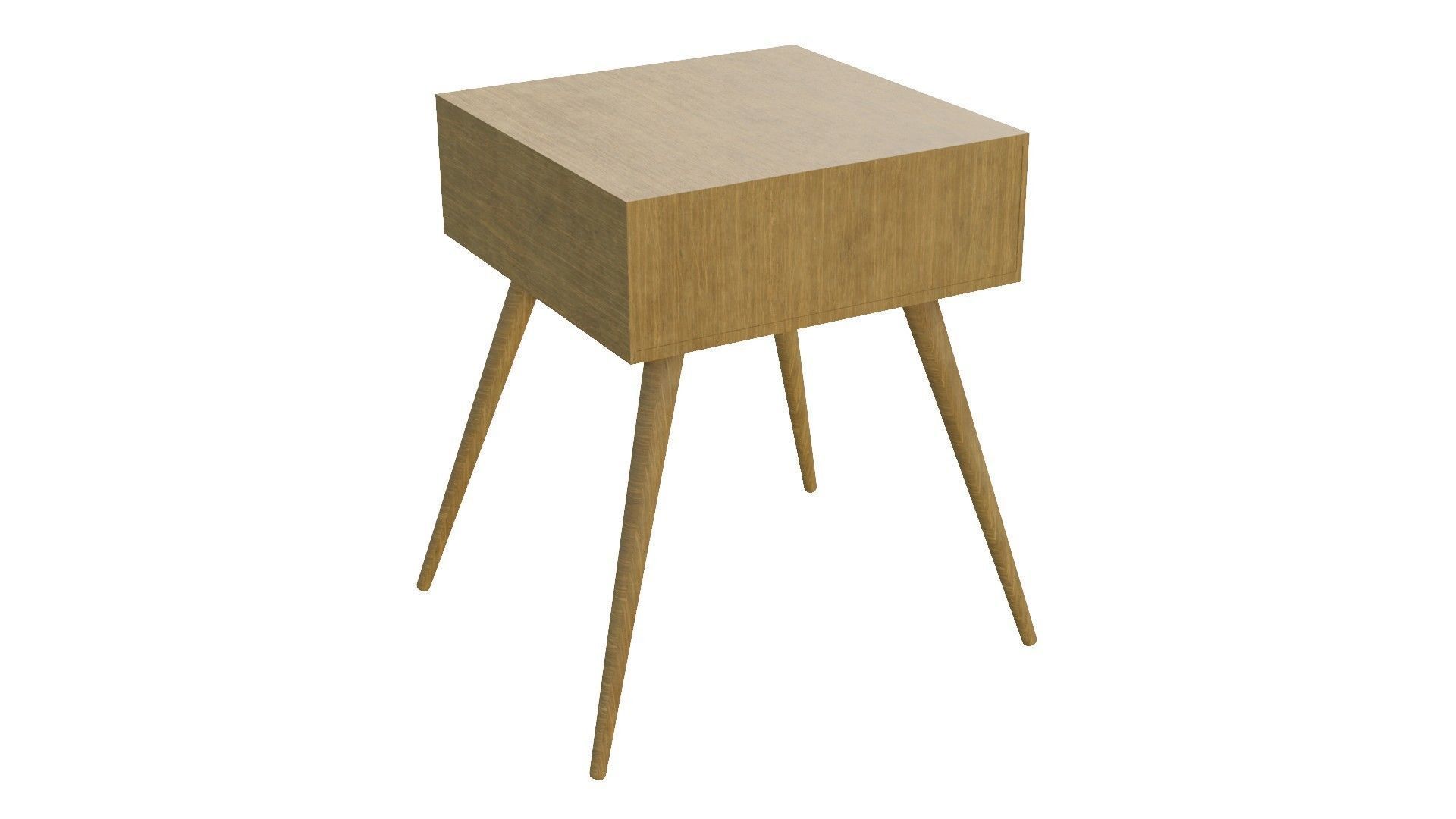 Night Stand 3D Model Low-poly 3D model_6