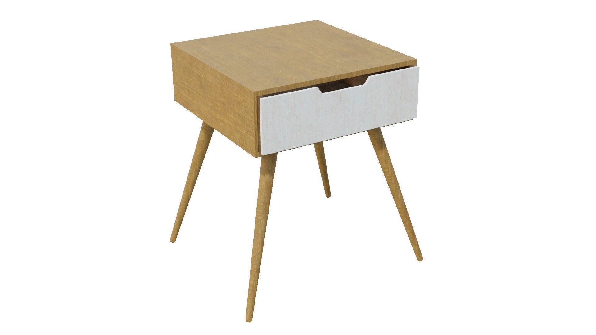 Night Stand 3D Model Low-poly 3D model_12