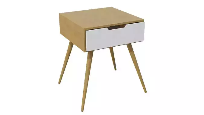 Night Stand 3D Model Low-poly 3D model