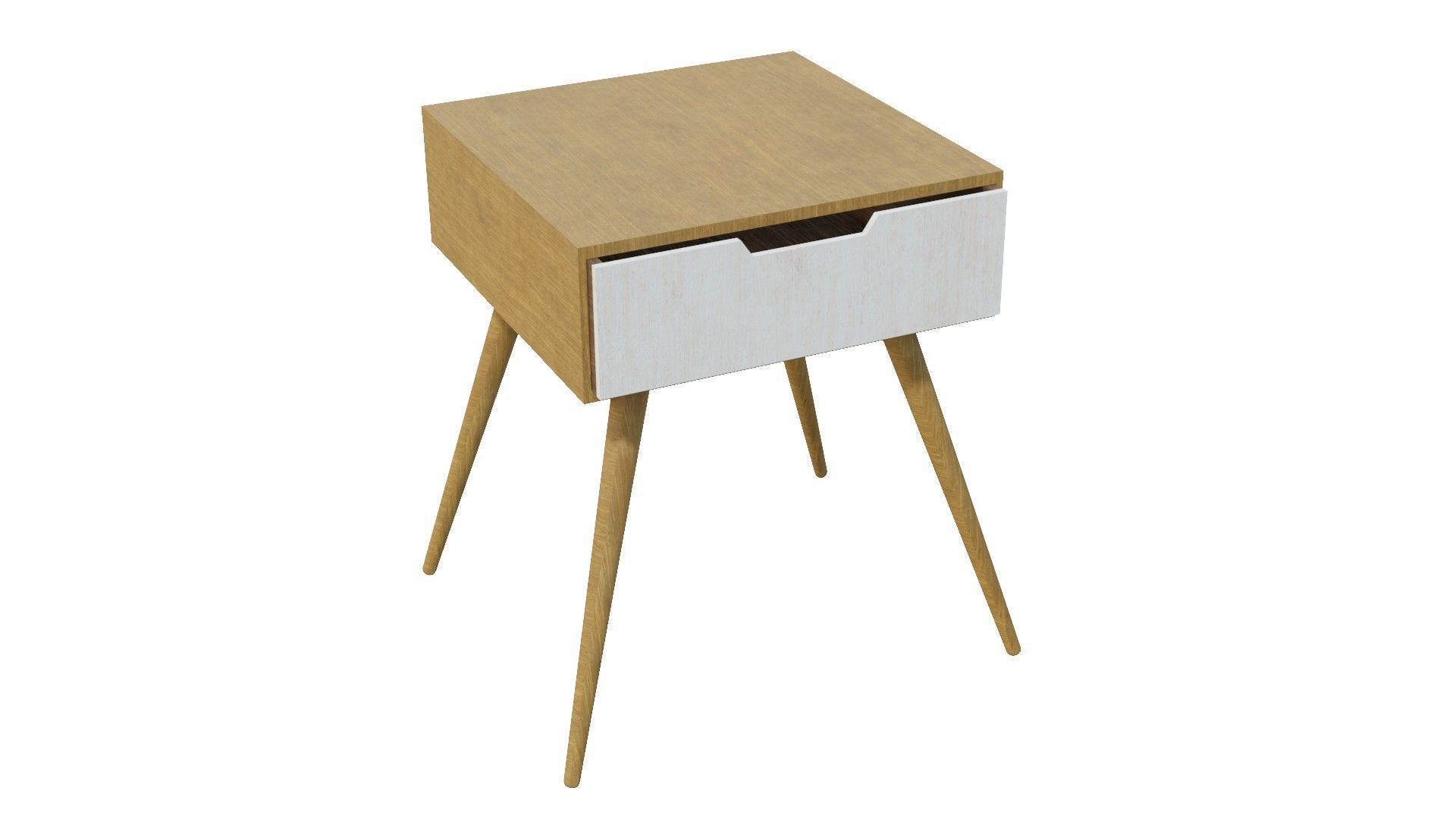 Night Stand 3D Model Low-poly 3D model_2