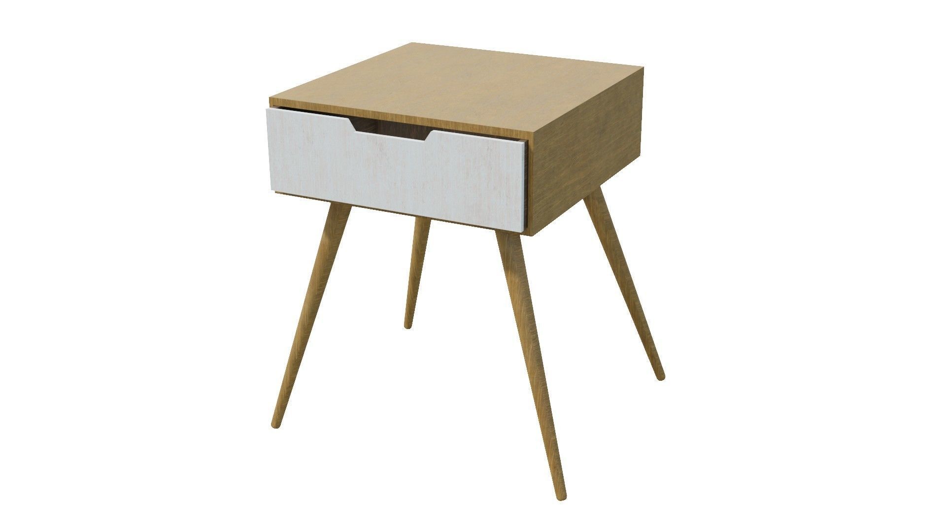 Night Stand 3D Model Low-poly 3D model_5