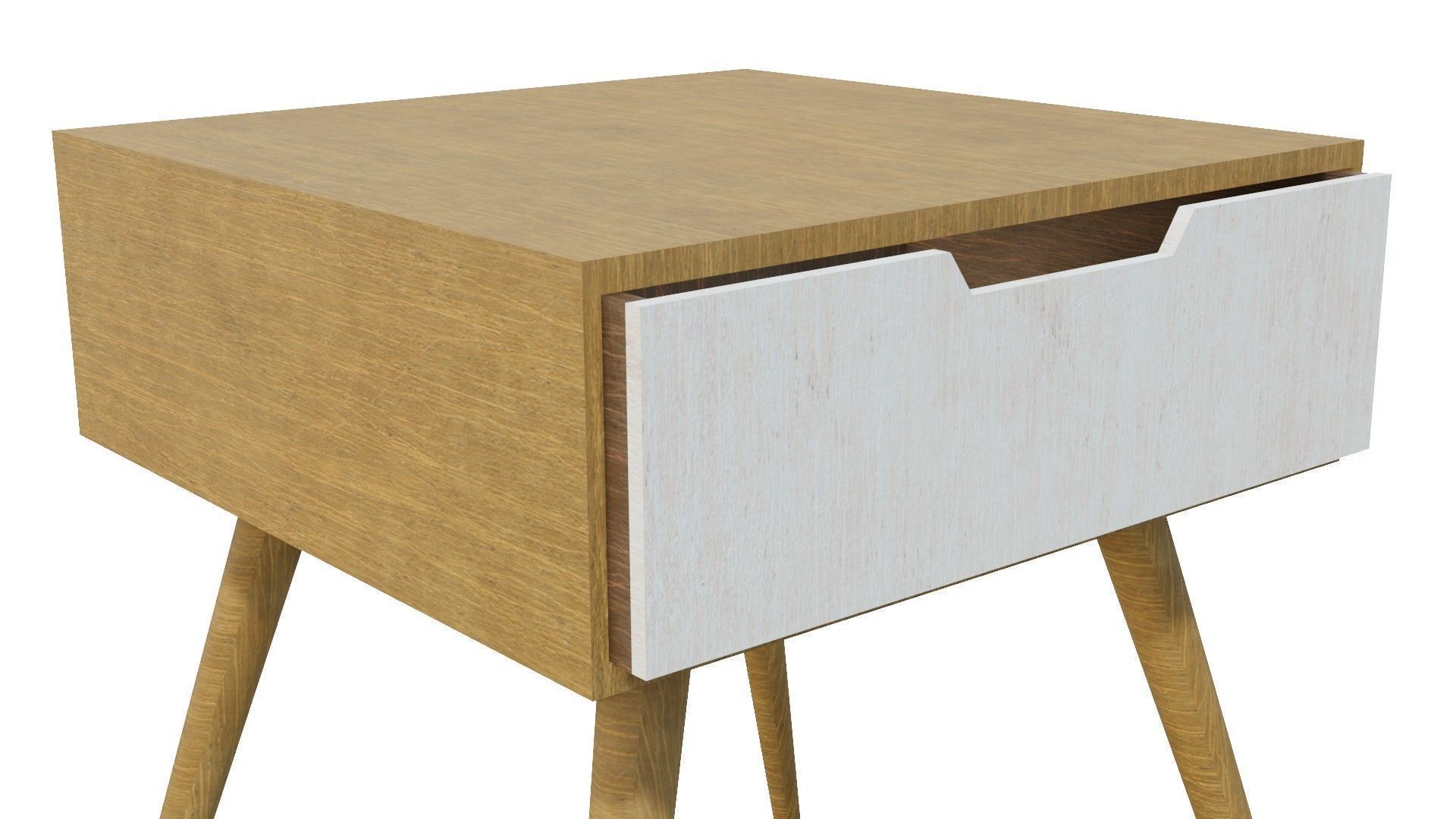 Night Stand 3D Model Low-poly 3D model_1