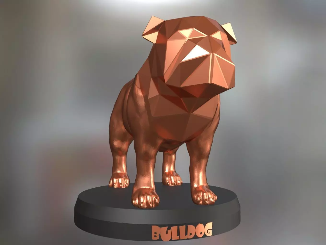 Hybrid Bulldog 3D print model