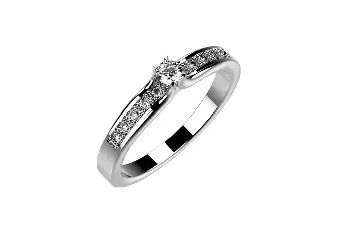 ZP025 diamond engagement ring