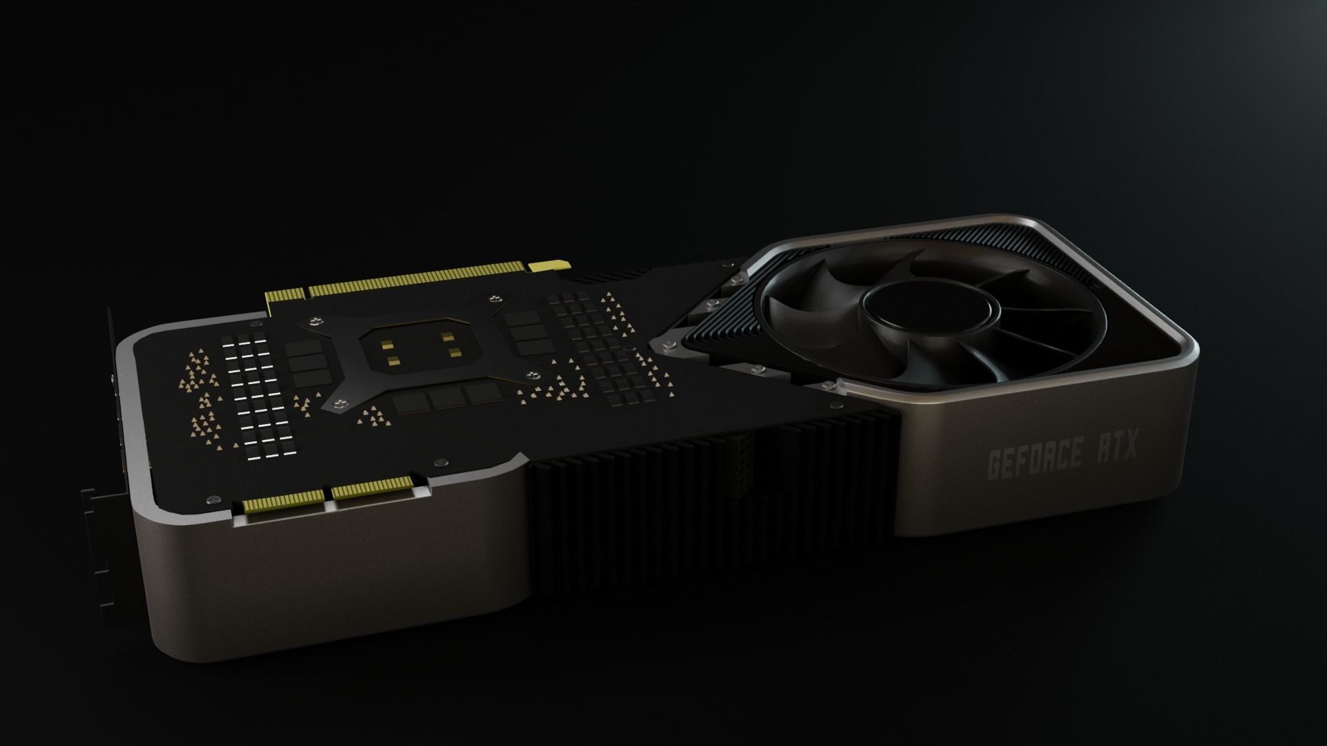 Nvidia GeForce RTX 3090 Founders Edition 3D model_4