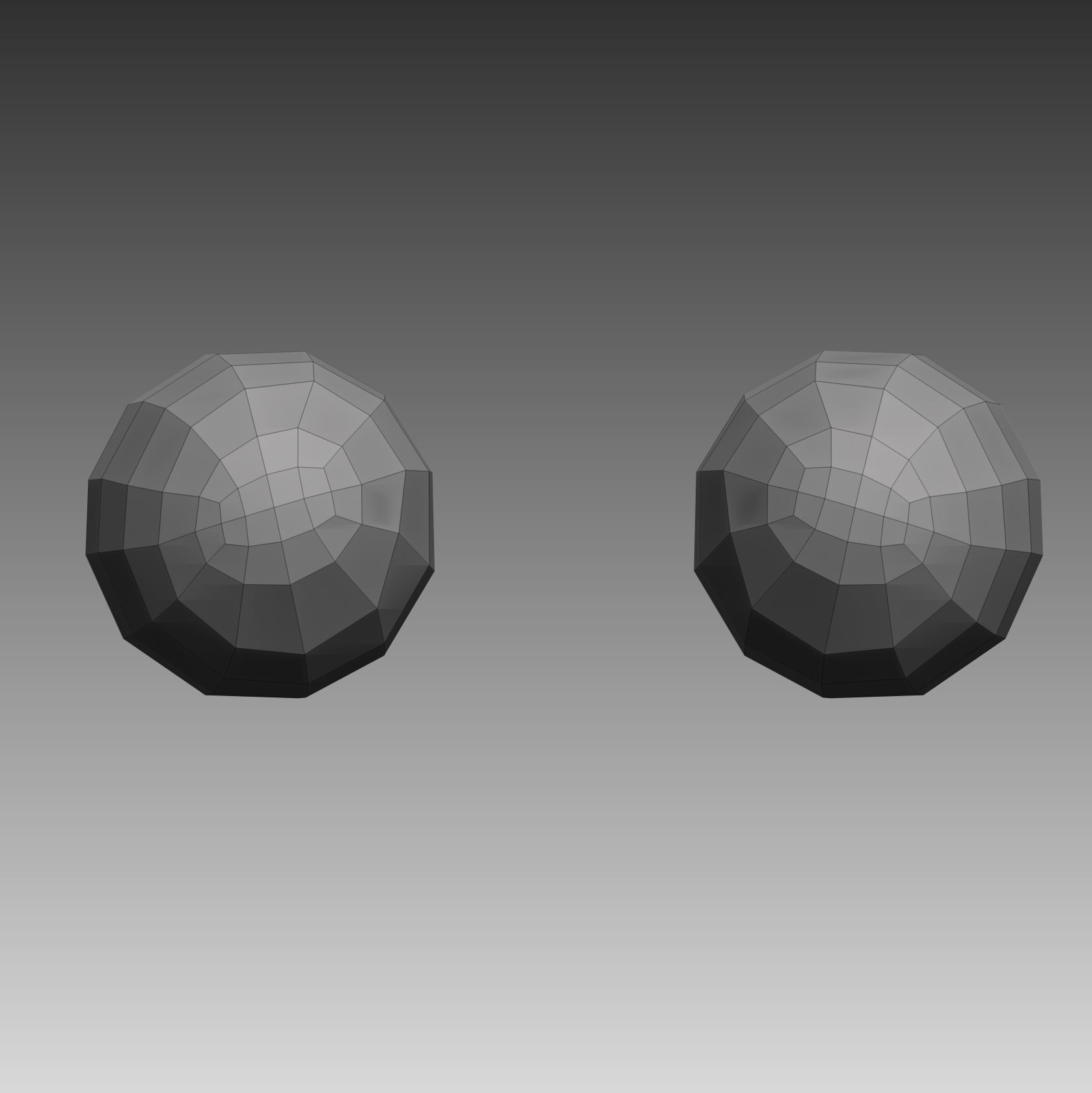 Anatomical body base mesh Low-poly 3D model_20