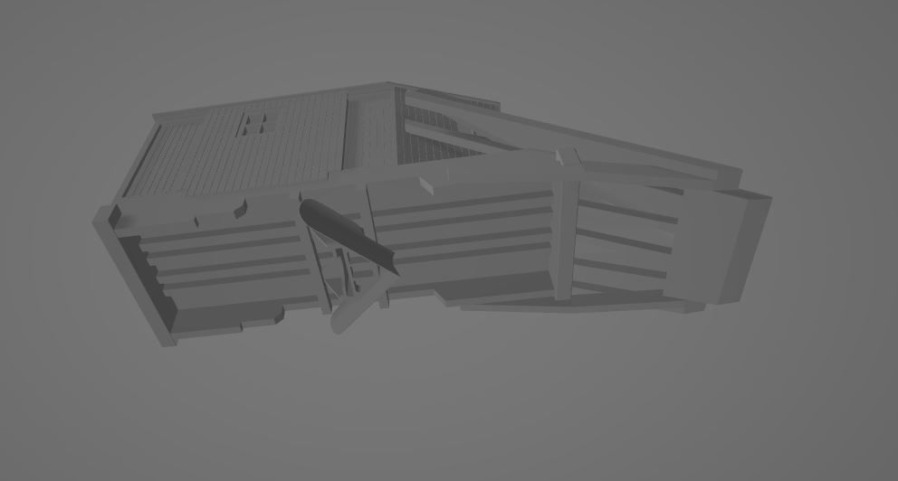 Railroad RGS Plow Flanger 02 3D print 3D print model_3