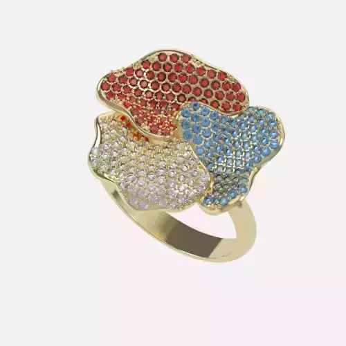 ring with stones