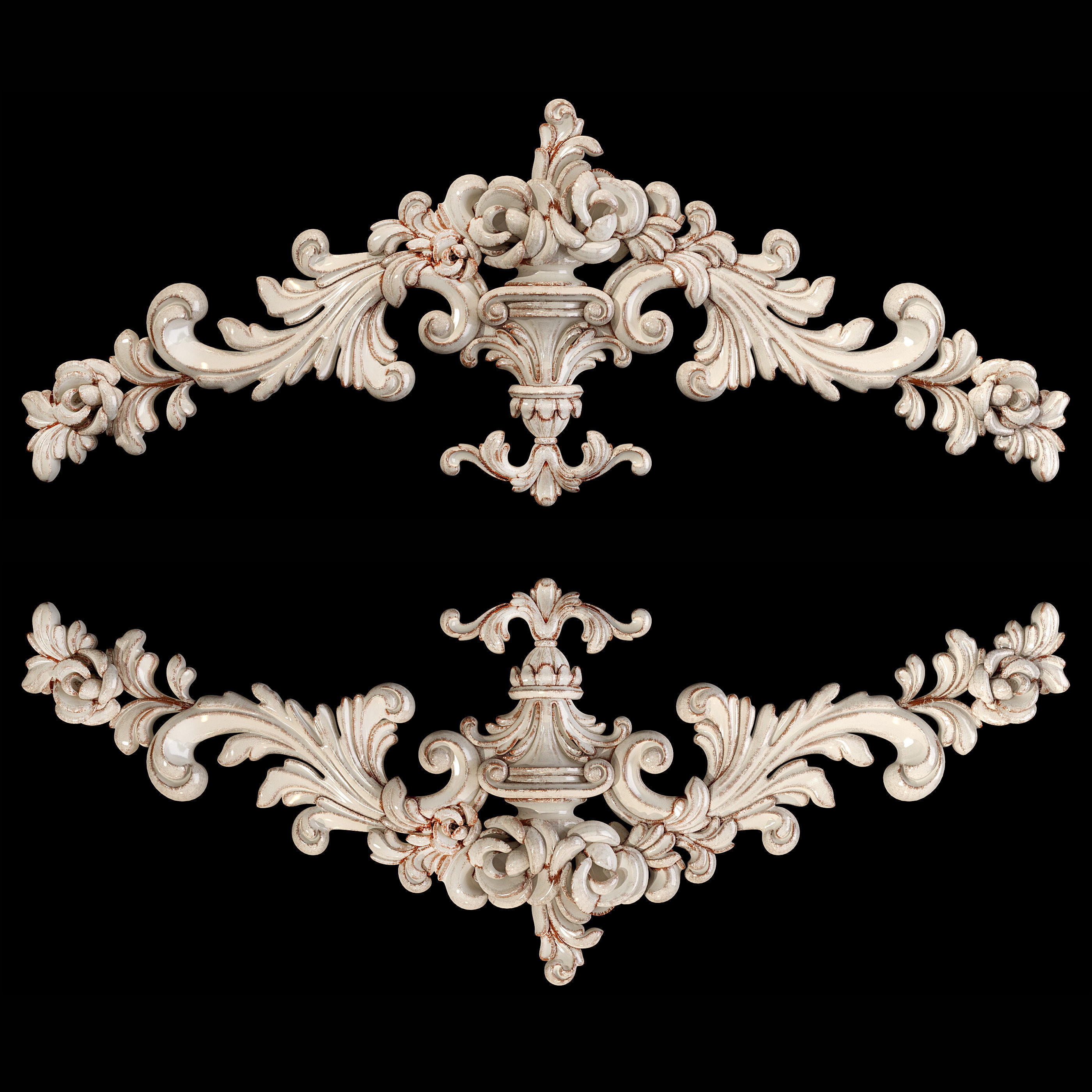 Classic carved 030 3D model_2