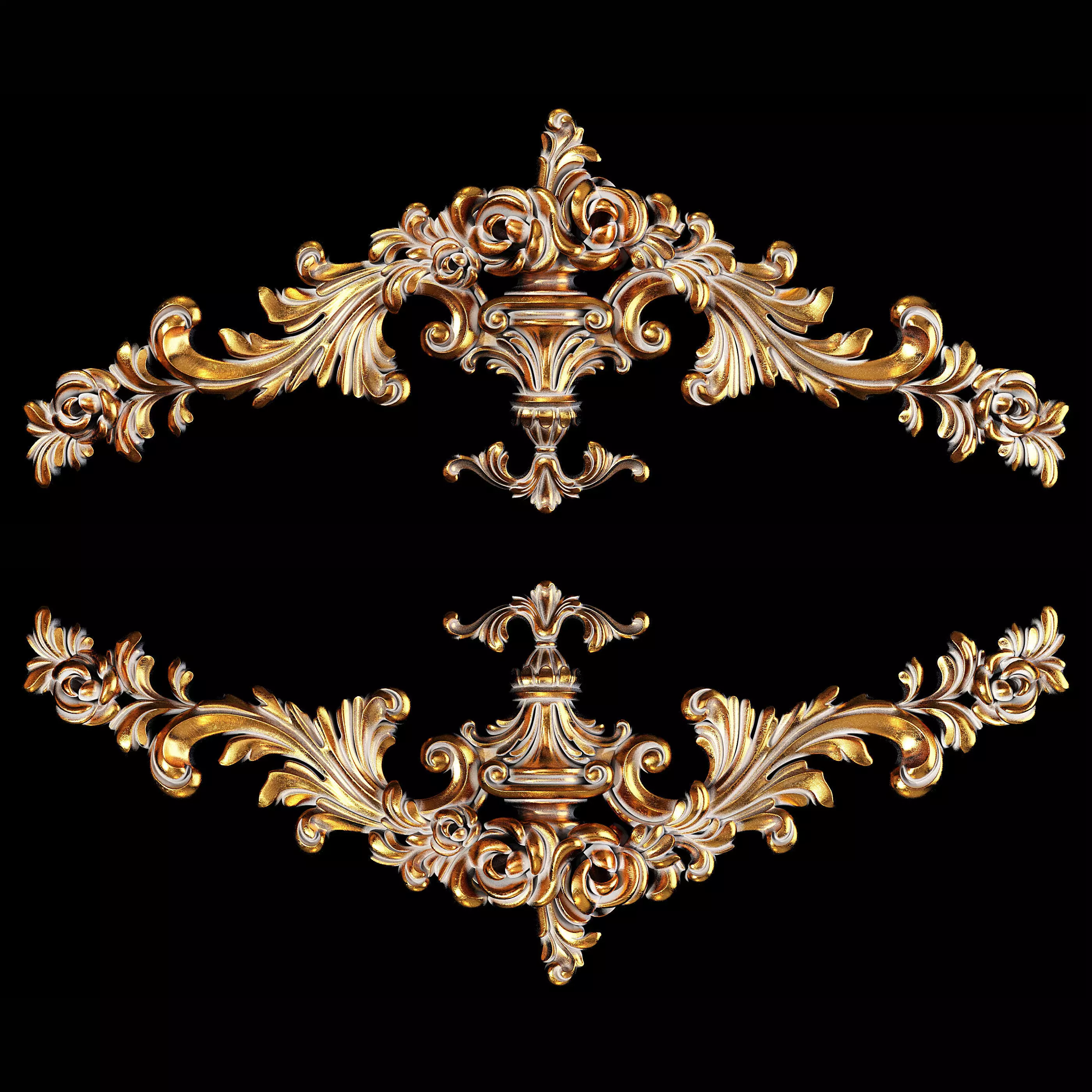 Classic carved 030 3D model_0