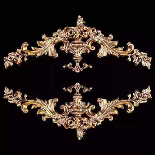 Classic carved 030 3D model