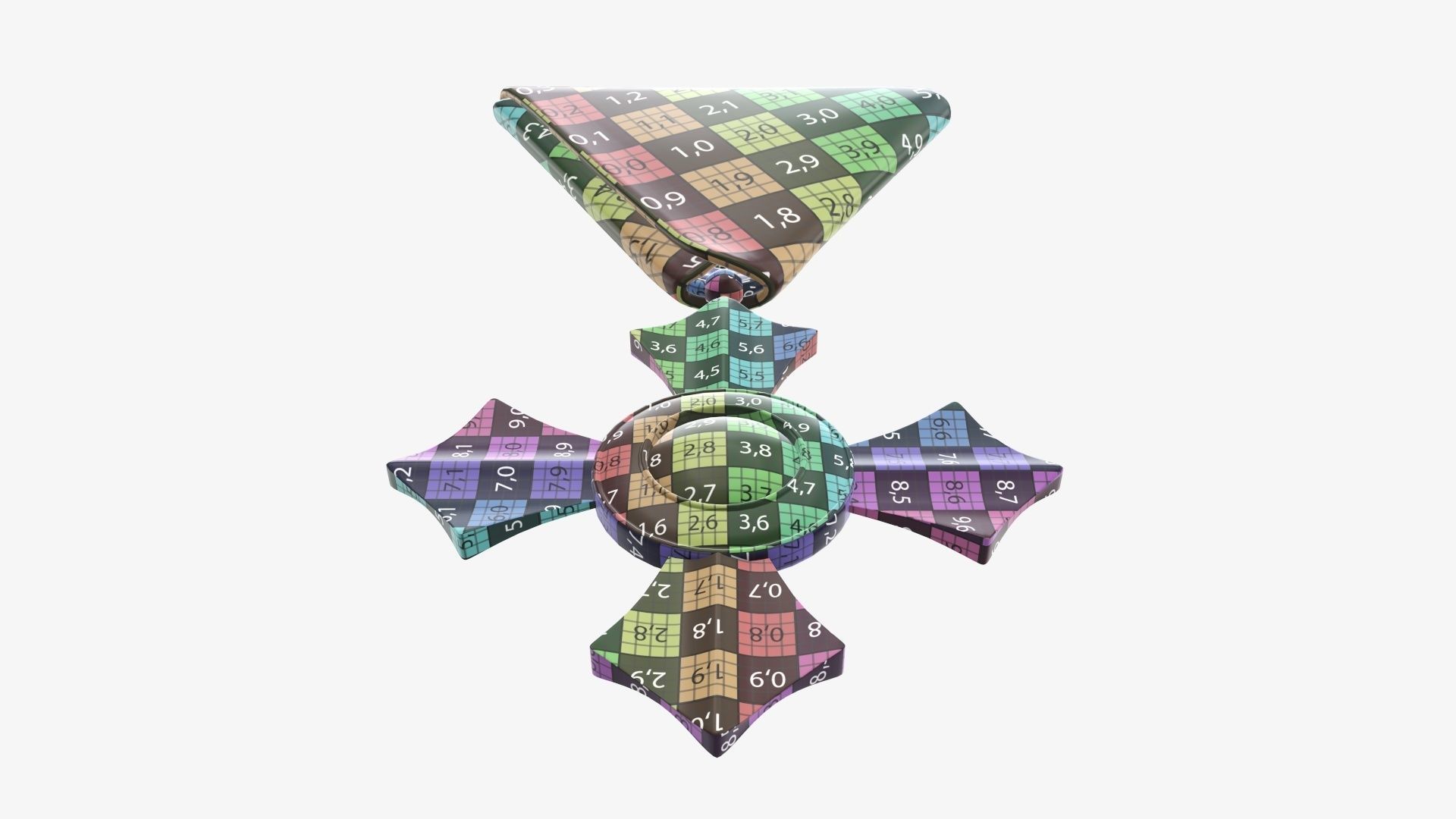 Decoration order dirty mockup 01 3D model_14