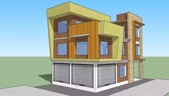 Simple House 3D model