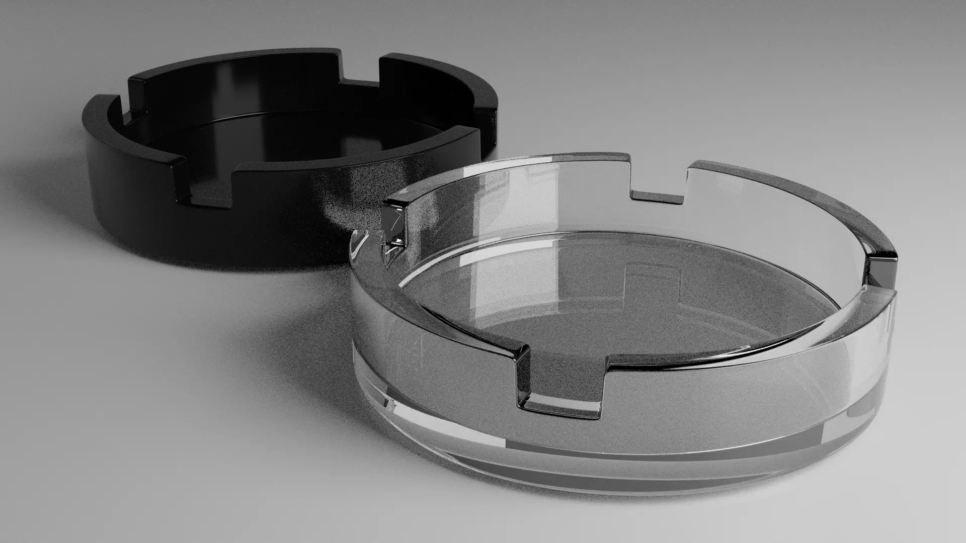Circle Ashtray Free 3D model