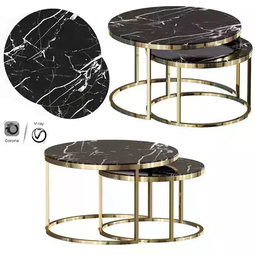 Mars Nesting Coffee Table Set